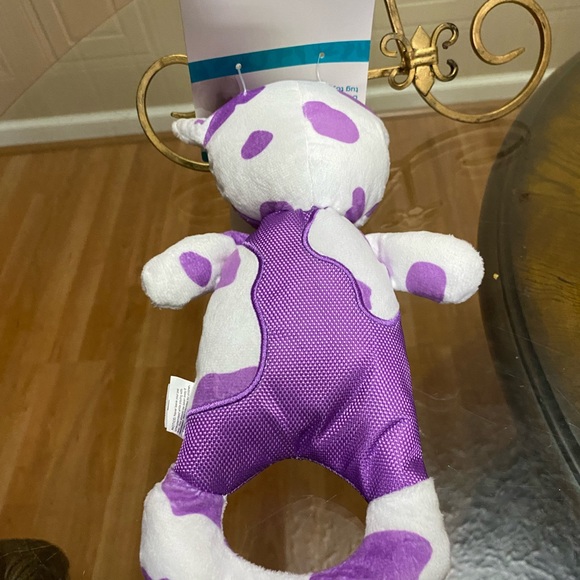 Brand New Two Tone Outward Hound Cow With Squeaker. - Picture 4 of 8
